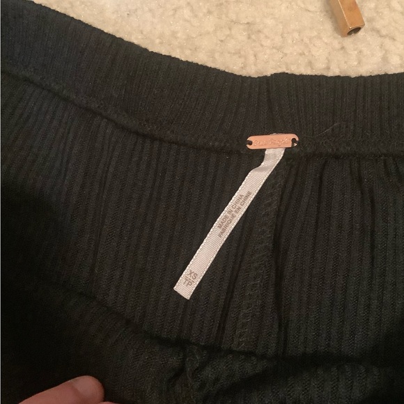 Rare New Free People Porter Wide Leg Pant set Black XS flowy bohemian whimsygoth - Picture 6 of 12